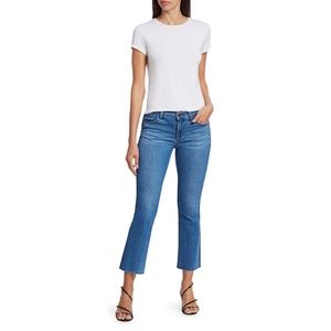 J Brand Mid Rise Crop Boot Jeans